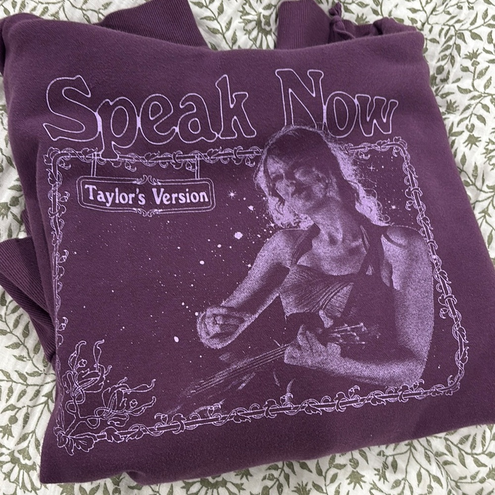 Taylor Swift Purple Speak Now Hoodie